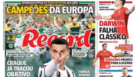 L'apertura di Record: "Cristiano Ronaldo vuole chiudere allo Sporting"