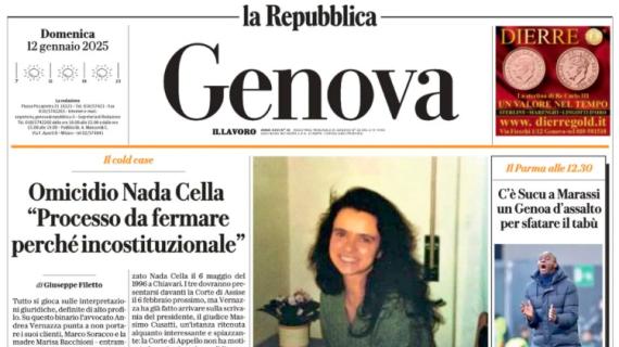 La Repubblica (ed. Genova): "C'è Sucu a Marassi, Genoa d'assalto per sfatare il tabù"