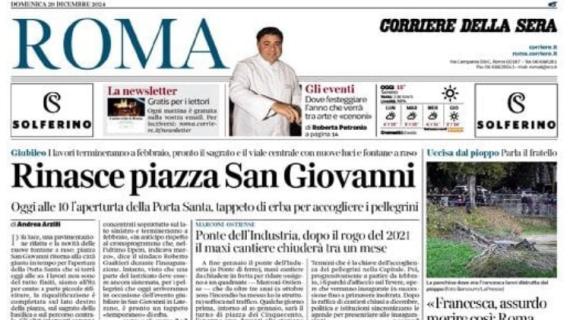 Corriere della Sera (ed. Roma): "Bella Lazio ma la vittoria sfugge nel finale"