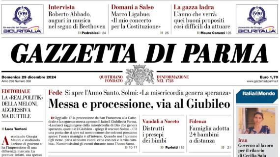 Gazzetta di Parma: "Parma, fino all'ultimo respiro: vince con un gol al 98° minuto"