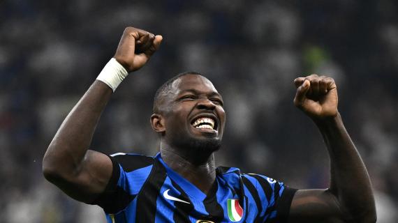 Inter, sospiro di sollievo per Thuram. L'Equipe: "Niente lesione, lunedì in Nazionale"