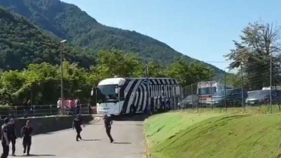 TMW - Juventus, squadra arrivata a Villar Perosa per l'amichevole
