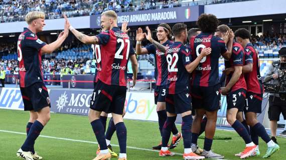 E' un Bologna formato Champions: espugnato 2-0 il "Maradona", solo fischi per il Napoli