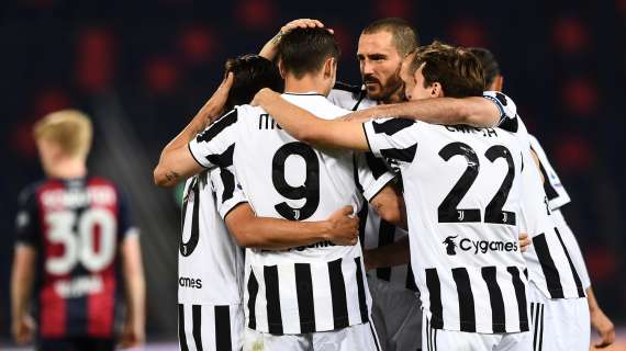 Bologna-Juventus 1-4: il tabellino della gara