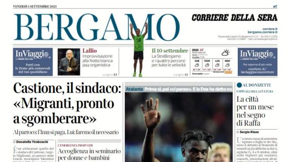 Il Corriere di Bergamo: "Duvan granata atteso a Torino. Saltato Buongiorno, occhi su Hien"