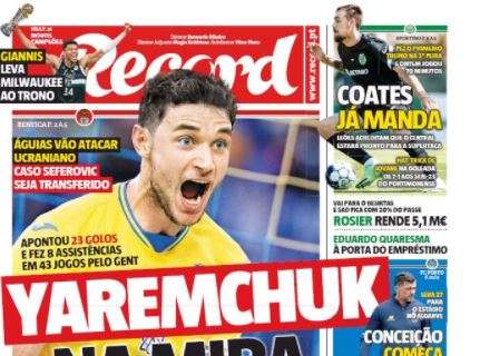 Le aperture portoghesi - Il Benfica presenta Meitè e mette nel mirino Yaremchuk