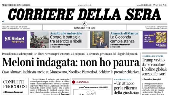 Corriere della Sera: "Champions, la notte dei verdetti: l'Italia insegue il bersaglio grosso"