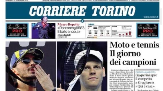 Corriere di Torino titola: "Gasperini apre il campetto a Grugliasco"