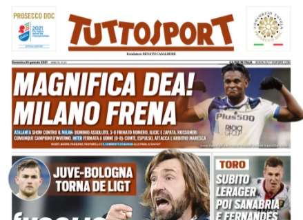 L'apertura di Tuttosport sulla Juventus: "Voglio vincere tutto!"