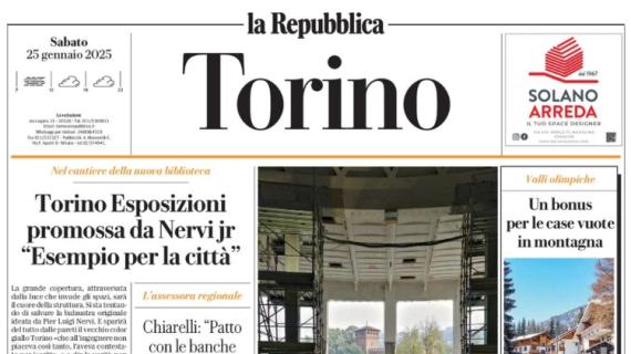 La Repubblica (ed. Torino) titola: "Doppietta di Che Adams, il Toro è tornato"