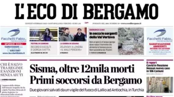 L'Eco di Bergamo, Lookman: "Ho scelto l'Atalanta perché è una grande che segna tanto"