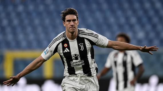 Juventus, Vlahovic: "Gol? L'importante è aver vinto. Abbiamo pressato anche in 10"