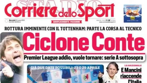 L'apertura del CorSport: "Ciclone Conte". Juve, Milan, Inter e Roma su di lui