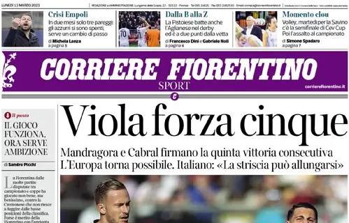 Il Corriere Fiorentino apre sui gigliati di Italiano corsari a Cremona: "Viola forza cinque"