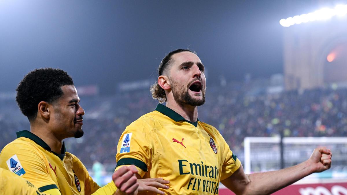 Il Milan vince 3-0 sul Bologna, il Corriere dello Sport in prima pagina: "Lungo muso"