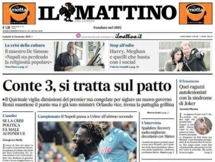 Il Mattino sulla vittoria in extremis del Napoli: "BakayoGOL"