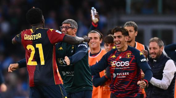 Ekhator illude, il Napoli la ribalta. Il Secolo XIX: "Il Genoa spaventa i campioni"
