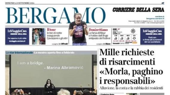 Corriere della Sera-Bergamo e le parole di Gasperini: "Questa Champions ci prende molto"