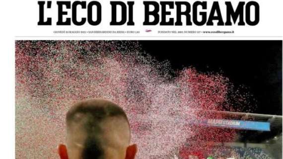 Atalanta k.o. in finale contro la Juve, L'Eco di Bergamo: "Ma non ci avete deluso"