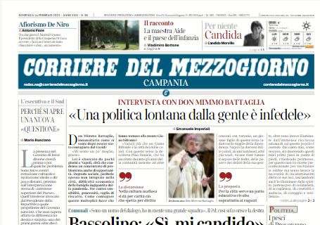 Napoli, Corriere del Mezzogiorno: "Gli azzurri battono la Juve. Insigne, gol e dedica d'amore"