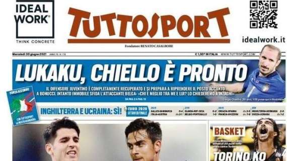 Tuttosport in apertura: "Nuova Juve in 10 mosse. La Dea piazza il colpo Musso"