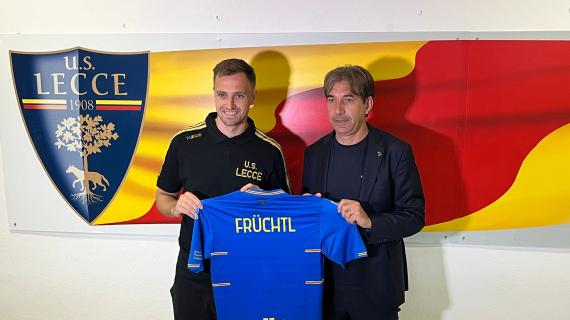 Il ds del Lecce presenta Fruchtl: "Ha l'esperienza che ci serve per un campionato difficile"