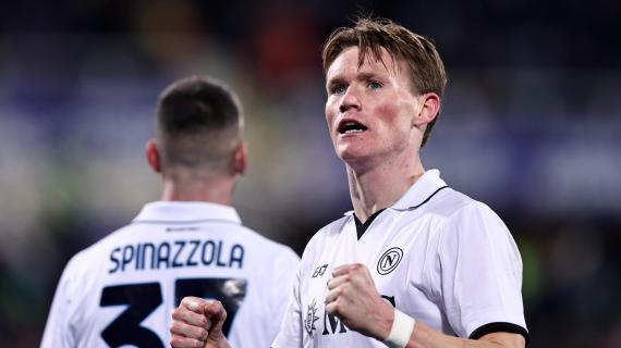 Napoli, McTominay: "Siamo tutti grati a Kvaratskhelia e gli auguriamo il meglio"