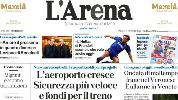 L'apertura de L'Arena con Brocchi: "L'Hellas di Pandelli esempio che vale anche oggi"