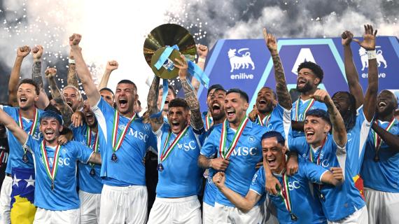 Lo Scudetto si tinge d'azzurro, La Gazzetta dello Sport in apertura: "Il Regno di Napoli"