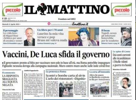 Il Mattino: "Napoli, senza infortuni lotterebbe per lo scudetto"