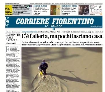 Il Corriere Fiorentino:  "C'è la Juventus al Franchi, senza Fiesole"