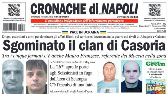 Cronache di Napoli titola sull'infortunio di Kvara: "Salterà almeno tre partite. È l'ora di Neres"