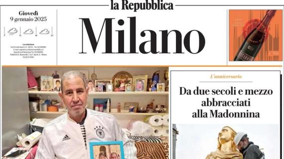 La Repubblica (Milano) apre con Inter e Milan: "Nuovo San Siro, entro febbraio l'offerta"