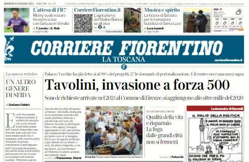 Corriere Fiorentino e il futuro di Ribery: "L'attesa di FR7. Incontro a due con Gattuso"