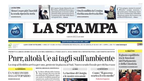 La Stampa: "Juve fuori dall'Europa: ora la squadra riparte senza zavorre"