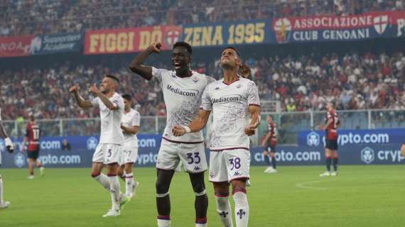 Kayode in mostra nella Fiorentina: "Vivo bene il momento, Dodò mi dà sempre consigli"