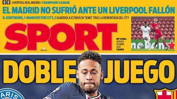 Le aperture spagnole  - "Il Real soffre ma è in semifinale. Barcellona, Neymar fa il doppio gioco"