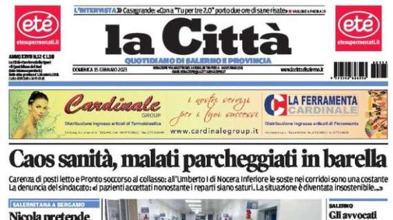 Oggi Atalanta-Salernitana, La Città: "Nicola pretende la grande impresa"