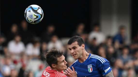 Inizio di ripresa shock per l'Italia: in 6 minuti la Svizzera si riporta sotto, Amdouni sigla il 2-3