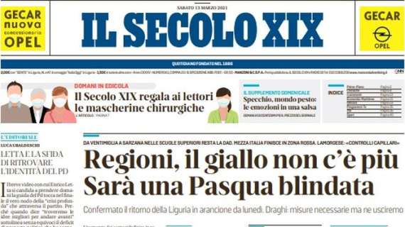 Il Secolo XIX: "Genoa dalla faccia sporca: 'Ritroviamo il furore'". Snodo fondamentale con l'Udinese