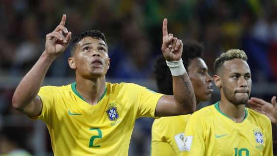 Brasile, Thiago Silva: "Per fortuna Neymar è rimasto al PSG"