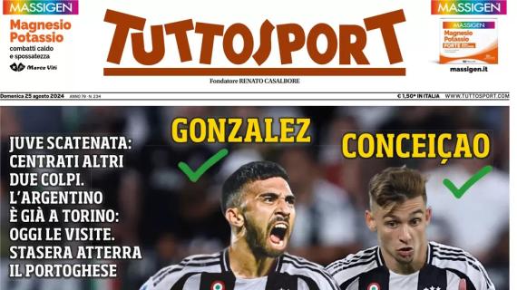 L'apertura di oggi di Tuttosport sulle mosse dei bianconeri: "E non finisce qui!"