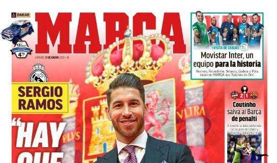 Marca e le parole di Ramos: "Dobbiamo fonderci col Bernabeu"