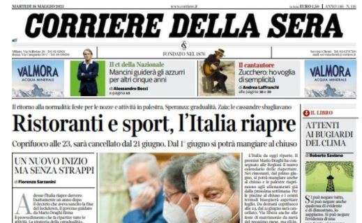 Corriere della Sera: "Mancini guiderà gli Azzurri per altri cinque anni"