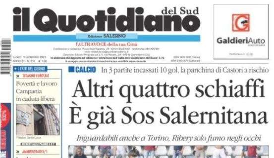 Quotidiano del Sud: "Altri quattro schiaffi. E' già SOS Salernitana"