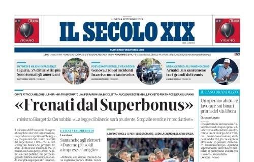 Il Secolo XIX: "Beffa rossoblù, il muro del Genoa a Torino crolla al 94'"