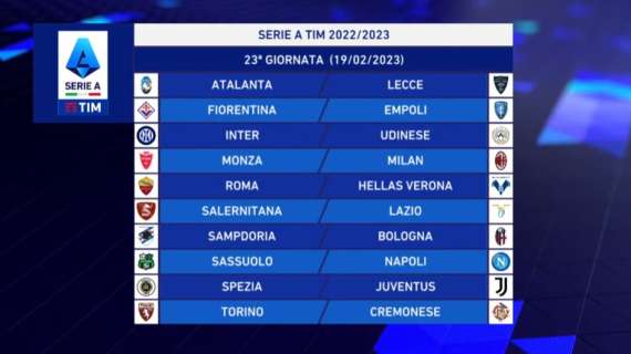 Serie A, 23^ giornata: ecco il derby toscano, mentre la Lazio sfida la Salernitana