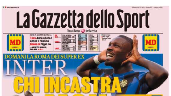 L'apertura de La Gazzetta dello Sport: "Inter, chi incastra Mou"