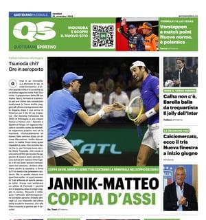 QS in prima pagina: "Calha non c'è, Barella balla da trequartista. Il jolly dell'Inter"