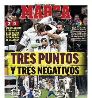 Le aperture spagnole - Il Real Madrid batte 2-0 il Valencia, il Barcellona resta a -5